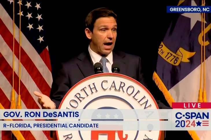 DeSantis Asks, Is There a Different Standard of Justice for a Democrat Secretary of State and a Former Republican President?