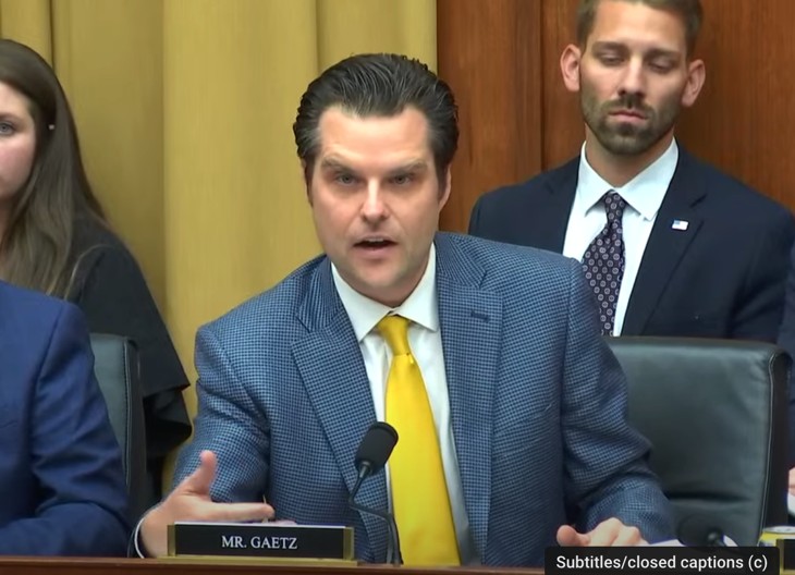 (Video) Matt Gaetz Rips Into John Durham: 'You Won't Tell Us Who Gave the Orders Because You're Protecting Those People!'