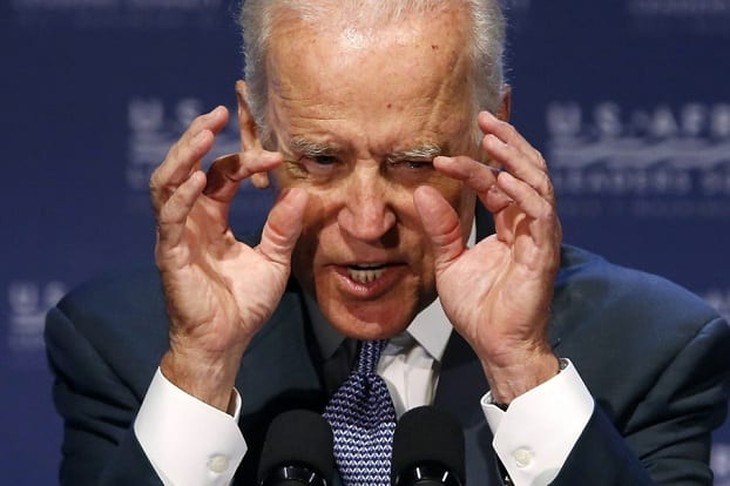 CNN grimly holding a debate chair warm for Joe Biden.