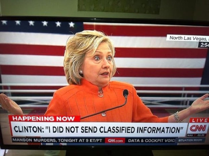 Hillary Clinton's dumpster fire press conference