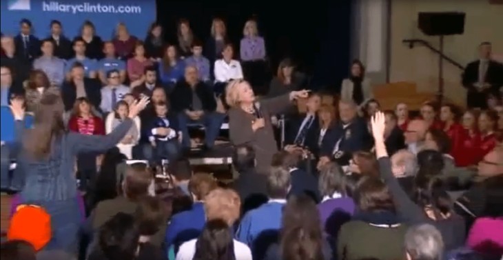 (VIDEO) Hillary Clinton Gets Heckled By A Rape Survivor.