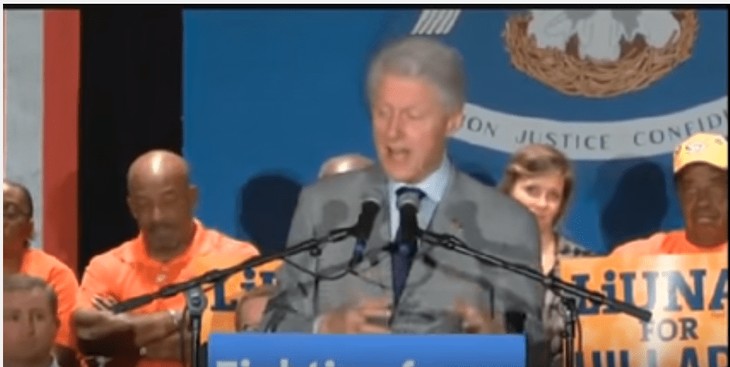 (VIDEO) Bill Clinton Credits Hillary With Getting UN Sanctions Imposed On IRAQ!?