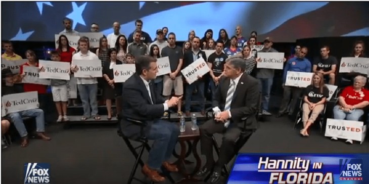 (VIDEO) Watch Ted Cruz Reduce Sean Hannity To Silence As He Takes Donald Trump Apart