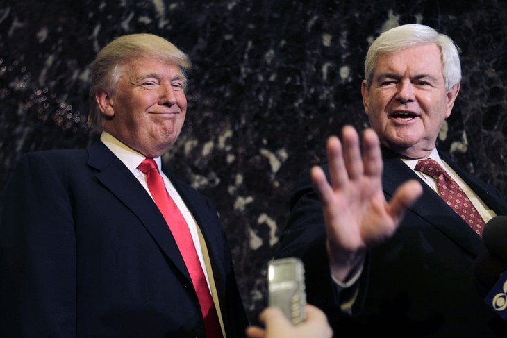 Gingrich Dutifully Dismisses Latest Trump Accuser