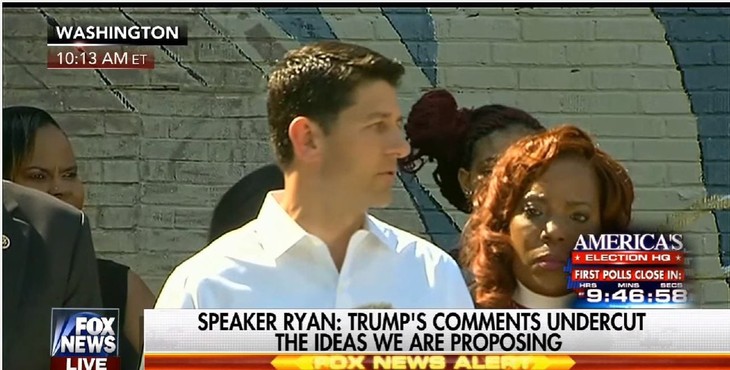 BREAKING! Speaker Ryan: Trump's Comments Are "textbook definition of a racist comment" (VIDEO)