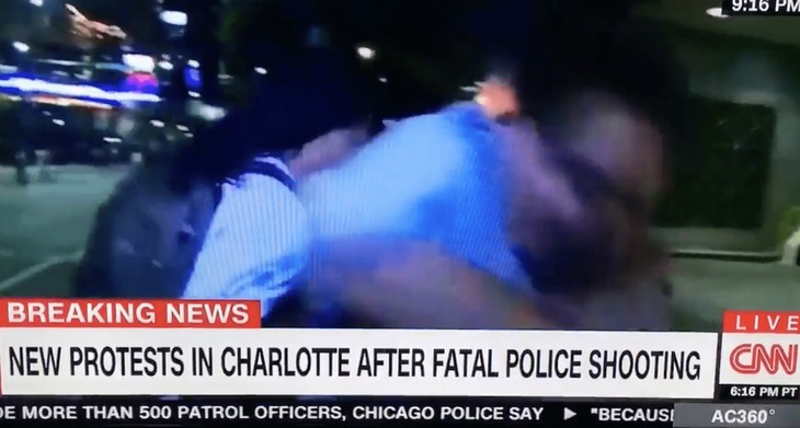 VIDEO: CNN Reporter Assaulted During Charlotte Riot On Air