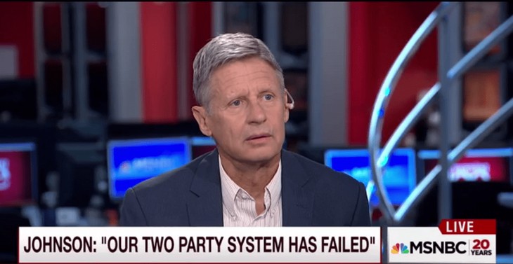 We Are Well And Truly Screwed. Gary Johnson Edition