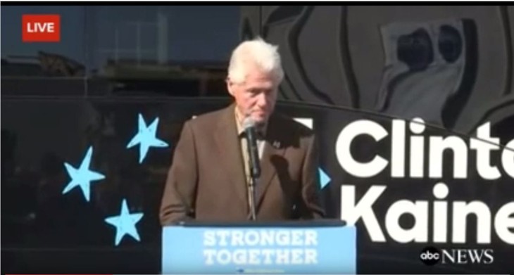 Bill Clinton Knows It Wasn't James Comey That Caused Hillary Clinton To Lose