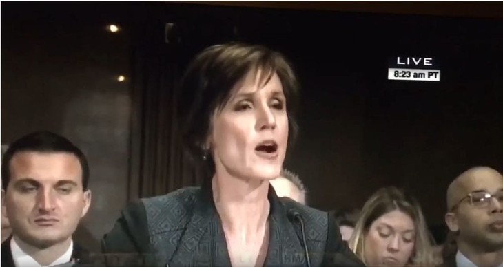 NOPE. That Video Of Jeff Sessions Questioning Sally Yates Doesn't Make the Point You Think It Makes