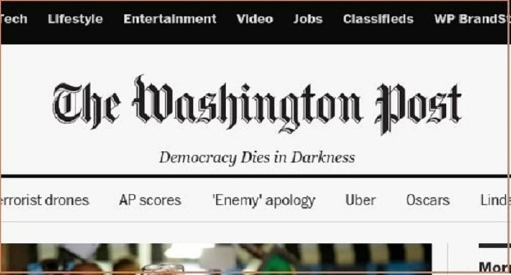The Washington Post Beclowns Itself With A New Anti-Trump Slogan
