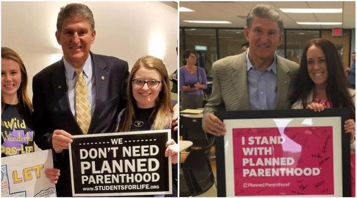 Is There Anything Joe Manchin Won't Say to Get Re-elected?