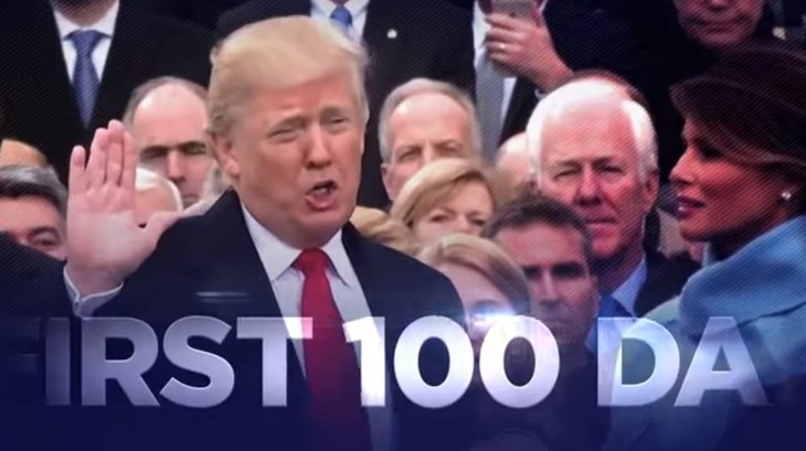 WATCH: Election 2020 Officially Underway with New Trump "First 100 Days" Ad