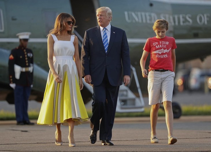 Horrible People on the Left Use 13 Year Old Barron to Attack the President