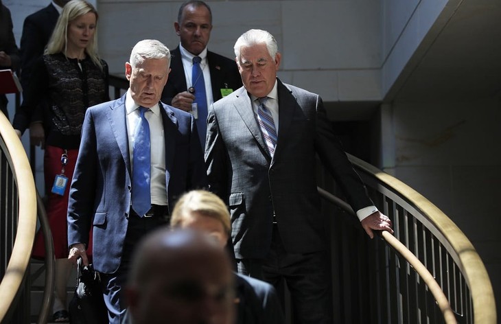 John Kelly Reportedly Calls Rex Tillerson and Jim Mattis to a White House De-Escalation Meeting
