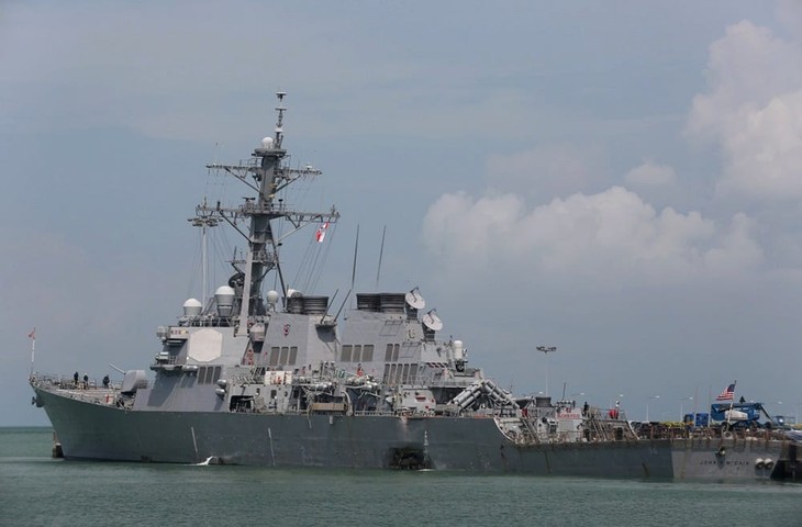 Collision of USS John McCain Raises Questions About Pacific Fleet (VIDEO)