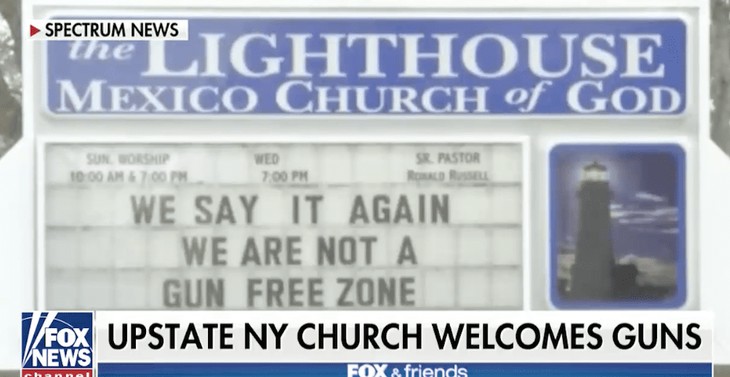 New York Pastor: My Church Is Not a Gun Free Zone