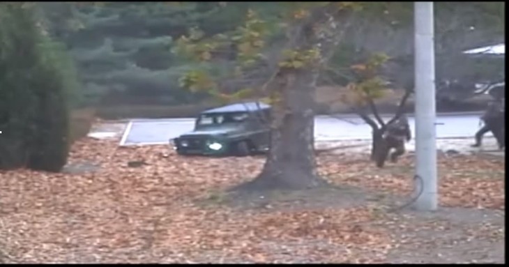 WATCH.  On Just-Released Video a North Korean Defector Makes It to Freedom in a Hail of Gunfire