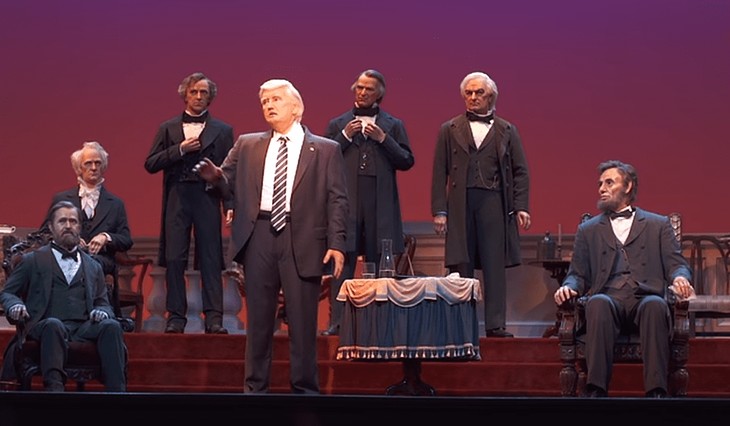 Disney's New Trump Animatronic in the Hall of Presidents Looks More Like Hillary Clinton