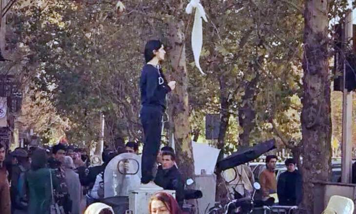 Iranian Woman Who Removed Hijab Arrested #WhereIsShe