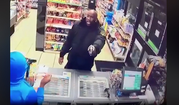 Watch: Robbers With Fake Guns Experience Instant Regret When Confronted by Security Guard With Real Gun