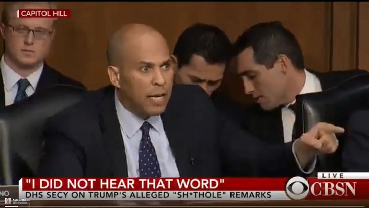 Democratic Hypocrisy: It's Perfectly Ok for Cory Booker to Bellow at a Woman From Atop His High Horse