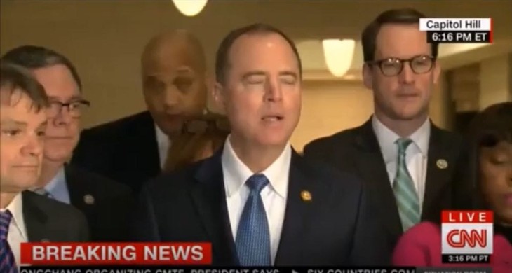Adam Schiff Goes Back to Lying, Asserts There Is "Still Significant Evidence" of Collusion