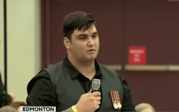 Watch: Canadian Wounded Warrior Grills Trudeau About Treating ISIS Members With Respect While Abandoning Its Veterans