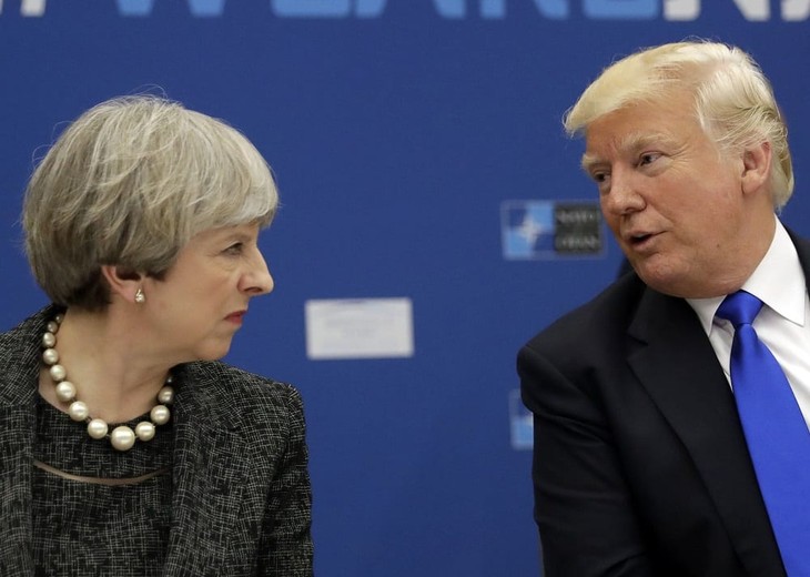 Trump Tells Theresa May, No Soft Exit on Brexit