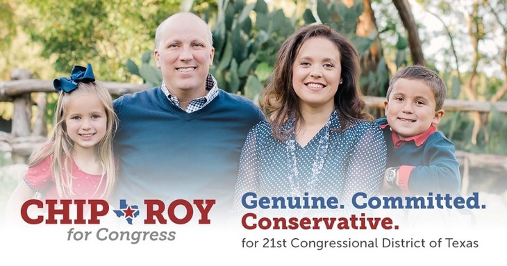 Chip Roy Wins the Republican Nomination in the Texas 21st Congressional District