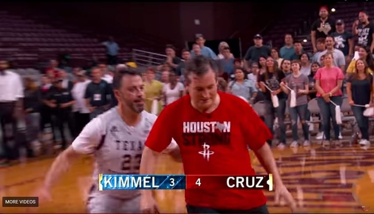 Watch: Sore Loser Kimmel Suffers Brutal Loss Against Ted Cruz