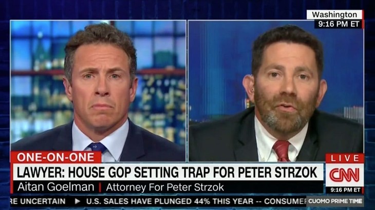 Strzok’s Attorney: This Is Not A ‘Search For Truth’, Just A Chance For Lawmakers To ‘Preen And Posture Before Most Radical Conspiracy-Minded Constituents’