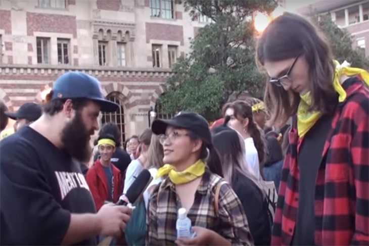 WATCH: College Protesters Can't Figure Out Why They Believe What They Do