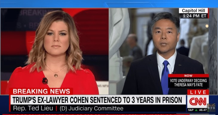 California Democrat Ted Lieu "Would Love to Be Able to Regulate Speech," Complains About First Amendment