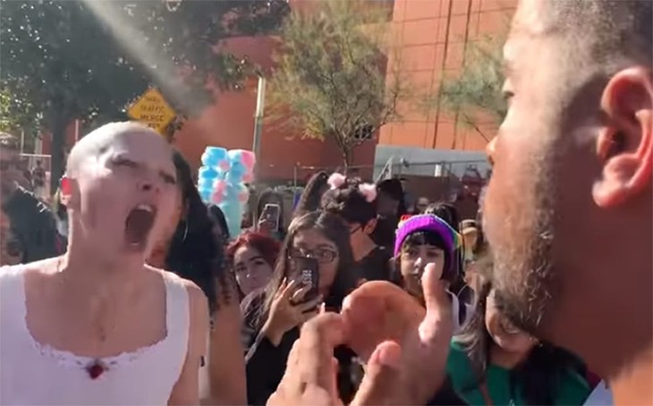 WATCH: Feminist Tells People to Listen to "Fear" Over Facts During Meltdown Over People in MAGA Hats