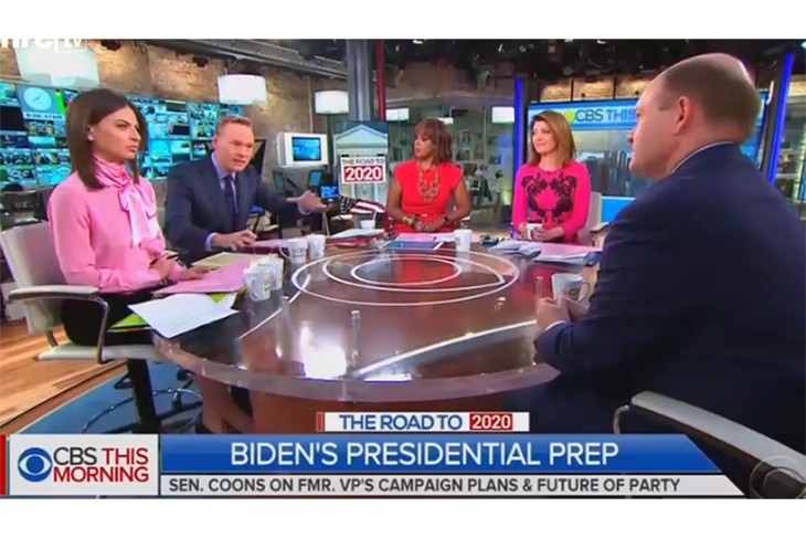 WATCH: CBS Worried Joe Biden Is Too Moderate to be Democrat's 2020 Pick