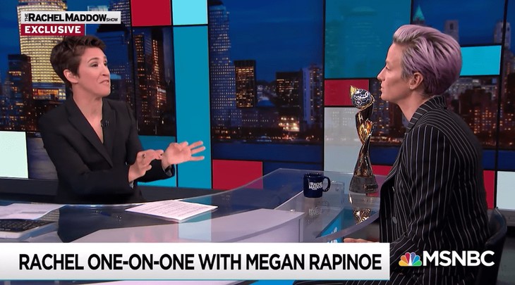 Maddow to Rapinoe: Will You Run For President?