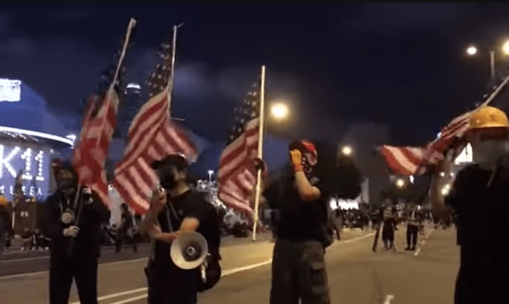 Hong Kong Protesters Wave American Flags, Sing Our National Anthem During Demonstration