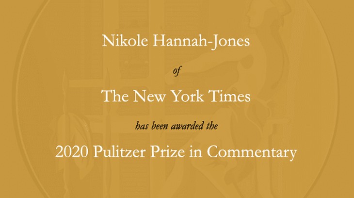 The New York Times Wins the Pulitzer Prize for Discredited ‘The 1619 Project’ as Journalism Races to Irrelevancy