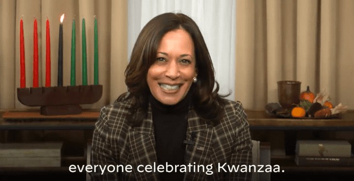 Kamala Harris' Video About Her Childhood Kwanzaa Memories Raises Eyebrows