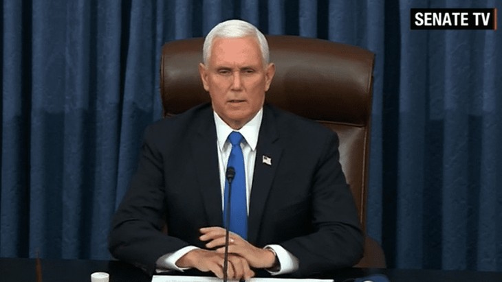 Vice President Pence Gives a Master Class in Statesmanship As Senate Reconvenes