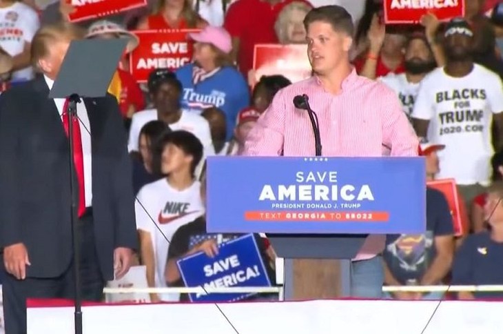 Marine Who Reportedly Helped Rescue Afghanistan Baby Is Under DoD Investigation After Speaking at Trump Rally