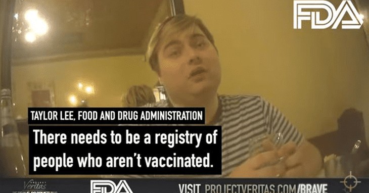 Watch: FDA Official Advocates for Nazi-Style Registration and Blow Darting of Unvaccinated Black Americans