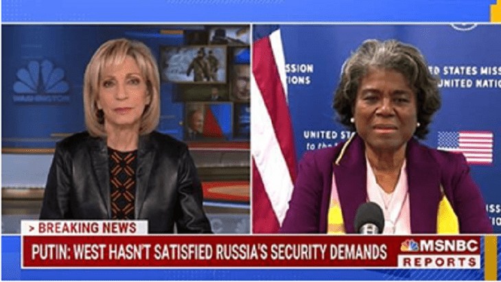 UN Ambassador Linda Thomas-Greenfield Says Everyone Is Talking About Ukraine, but Is Anyone Listening?