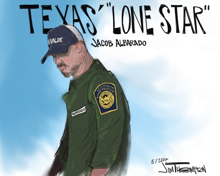 Friday Cartoon: Texas' 'Lone Star' - CBP Officer Jacob Albarado – RedState