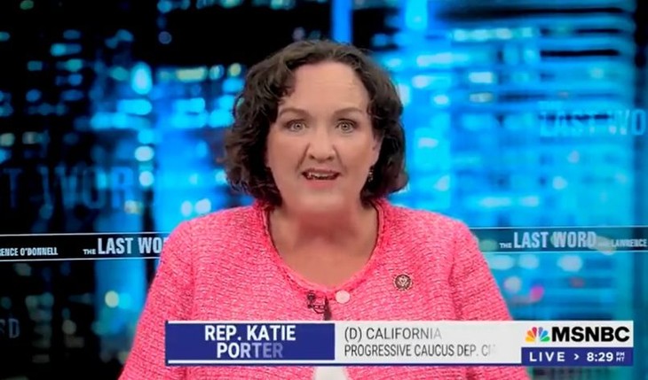 After Painting Her Colleagues as Out of Touch, Dem Rep. Katie Porter Says Inflation 'Reinforces' the 'Need' for Abortion