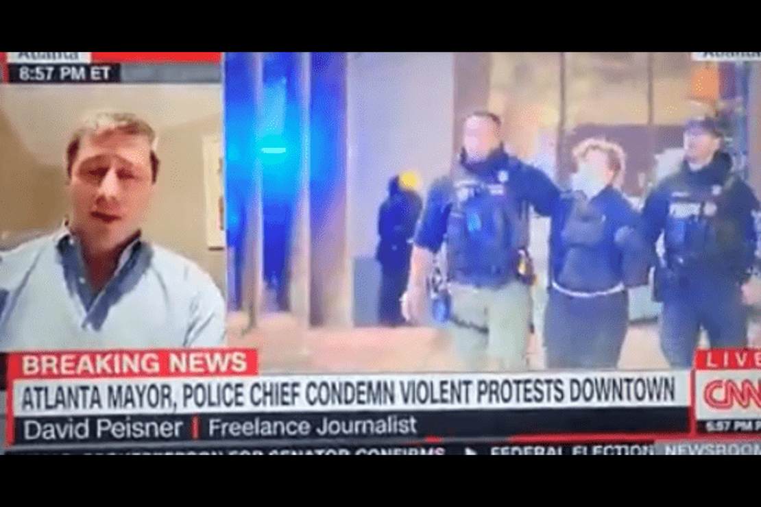 Un invité de Les actualites affirme qu’Atlanta Antifa Riot n’était pas “violent”