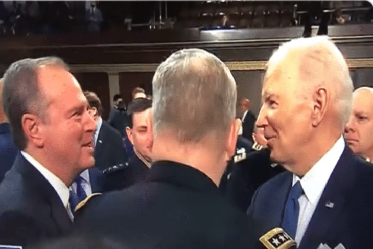 Watch Adam Schiff's Face as His Sucking up to Biden for an Endorsement Fails in Real Time