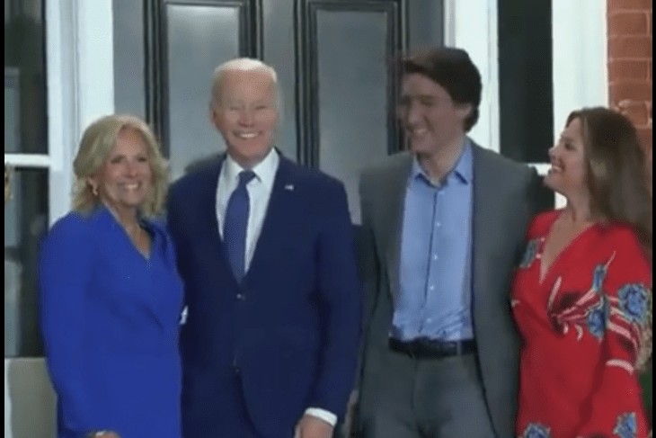 Biden's Trip North Goes South With Embarassing Remarks and Desperate Search for Notes