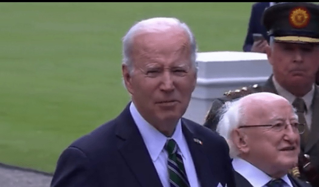 While in Ireland Biden Managed to Insult the British, Make a Bizarre Comment About Pentagon Leaks, and Annoy a Dog