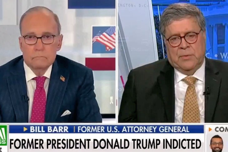 Bill Barr Lets Loose: Trump Indictment 'Epitome of the Abuse of Prosecutorial Power'